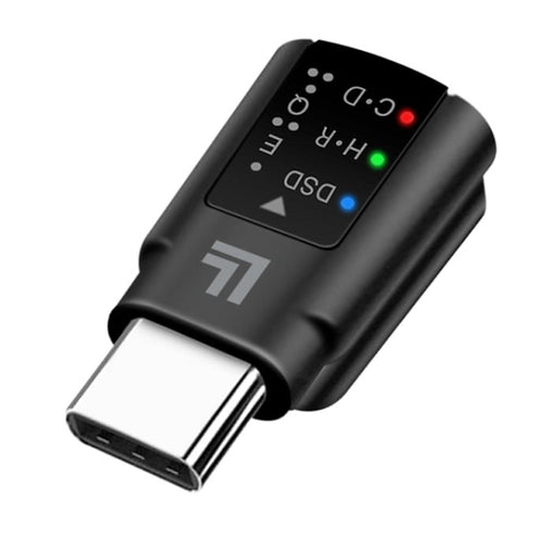Adattatore Convertitore Audio DAC con Equalizzatore da USB-C&trade a 3,5 mm Nero