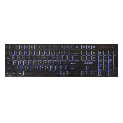 Tastiera 105 Tasti USB Layout Americano, colore Nero