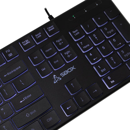 Tastiera 105 Tasti USB Layout Americano, colore Nero