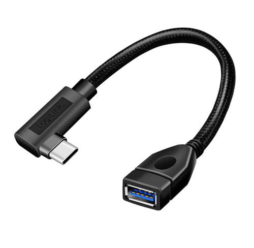 Cavo USB 3.2 Gen2 OTG USB-C&trade Maschio Angolato a USB-A Femmina 0,2 m