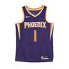 NIKE NBA Canotta Basket Uomo Nba Swingman Jersey Icon Edition 2020 No 1 Devin Booker Phosun New Orchid/white da uomo