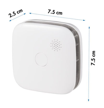 Rilevatore di Fumo 85 dB Fotoelettrico Batteria Litio Durata 10 anni