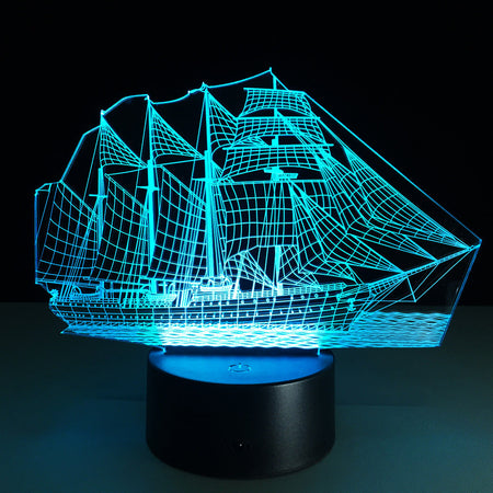 Creative sailing 3D light