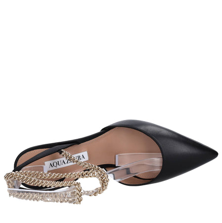 Aquazzura Scarpe con Tacco Nero da donna