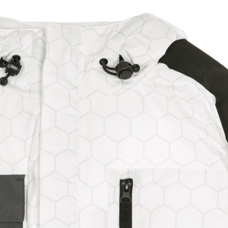 DOLLY NOIRE Giacca a Vento Uomo Soldier Full Zip Jacket White da uomo