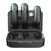 Set 2 Mini Microfoni Lavalier Wireless con Ricevitore USB-C&trade e Custodia di Ricarica, TX301