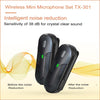 Set 2 Mini Microfoni Lavalier Wireless con Ricevitore USB-C&trade e Custodia di Ricarica, TX301