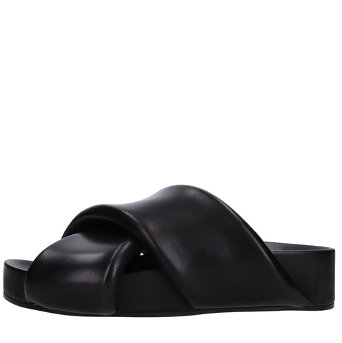 Jil Sander Sandali Nero da donna