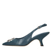 Tory Burch Scarpe con Tacco Blu da donna