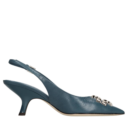 Tory Burch Scarpe con Tacco Blu da donna
