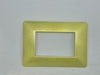 PLACCHE COMPTIBILI MATIX GIALLO MONKEY METALLIZZATO IN ABS PER SCATOLE RETTANGOLARI SERIE LUXURY