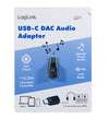 Adattatore Convertitore Audio DAC con Equalizzatore da USB-C&trade a 3,5 mm Nero