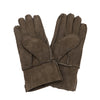 Gloves - Guanti Donna Cuoio Camoscio in vero montone Shearling - Pelo Testa di Moro