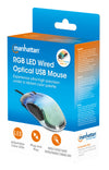 Mouse Ottico USB 12800 Dpi Retroilluminazione LED RGB