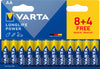 Confezione 12 Batterie Varta Longlife Power Stilo AA
