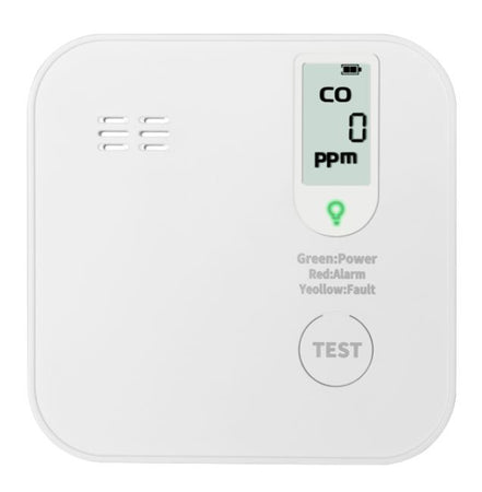 Rilevatore di Monossido di Carbonio 85 dB Batteria Litio Durata 10 anni