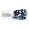 Kit Tastiera 101 Tasti e Mouse USB 7200 Dpi Bianco, ORCA