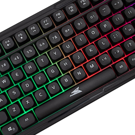 Kit Tastiera 101 Tasti e Mouse USB 7200 Dpi Nero, ORCA
