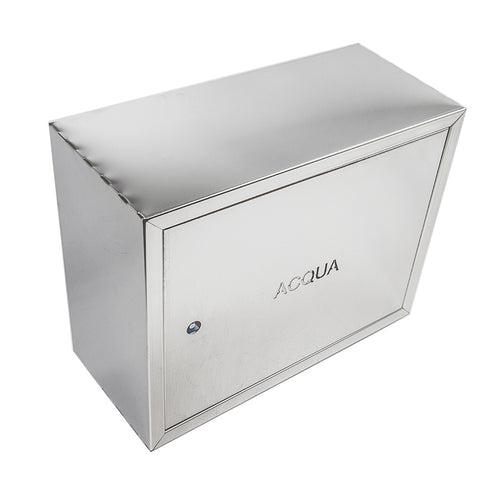 Cassetta cassonetto contenitore inox per contatore acqua