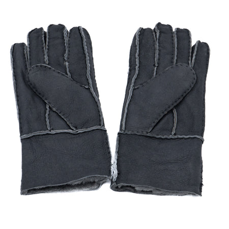 Gloves - Guanti Donna Grigi in vero montone Shearling - Pelo Grigio