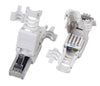 Plug Cat.6A RJ45 UTP Toolless con Copriconnettore