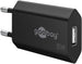 Caricatore USB 1A 5W Compatto Spina Europea Nero