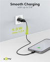 Caricatore USB 1A 5W Compatto Spina Europea Nero