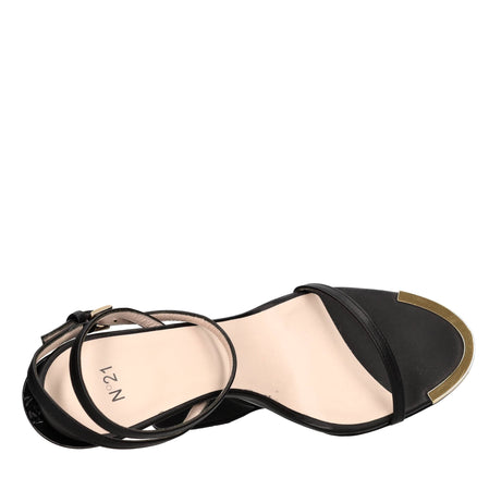 NÃâ€šÂ°21 Sandali Nero da donna