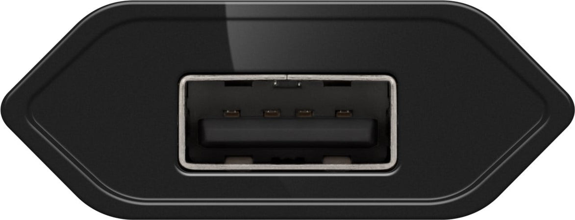 Caricatore USB 1A 5W Compatto Spina Europea Nero