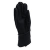 Gloves - Guanti Donna Neri Scamosciati in vero montone Shearling - Pelo Nero e Grigio
