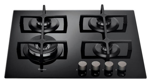 Whirlpool GOA 6423NB Ambient/Urban Piano cottura a gas cm 60 - vetro nero