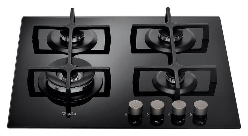 Whirlpool GOA 6423NB Ambient/Urban Piano cottura a gas cm 60 - vetro nero