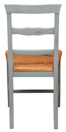 Biscottini Sedia Country Biscottini 45x43x92 Faggio Grigio Antic Tiglio Naturale Made Italy