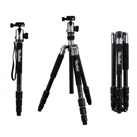 Rollei C5i treppiede Fotocamere digitali/film 3 gamba/gambe Titanio