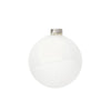 Palline per albero di natale in vetro color Bianco da Ø 2 cm set da 50 pezzi