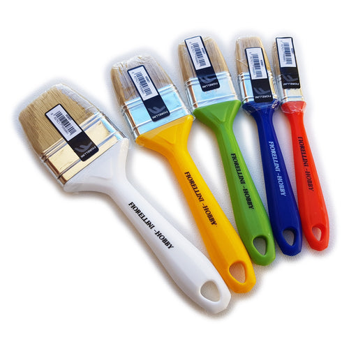Pennelli hobby set da 5 pezzi per pittura smalto impregnante