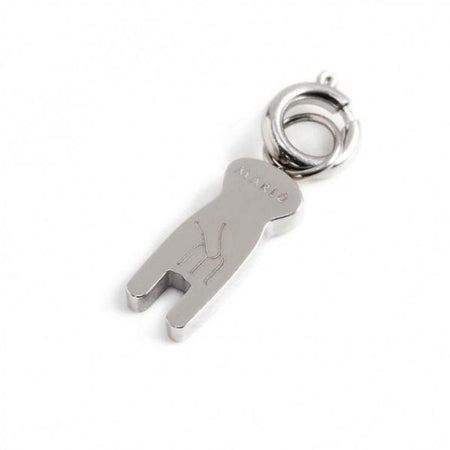 Marlù CHARM ACCIAIO MANO CORNA STRASS ROSSI