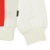 DOLLY NOIRE Felpa Girocollo Uomo Pocket Crewneck White&red White/red da uomo