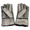Gloves - Guanti Donna Dorati in vero montone Shearling - Pelo Nero