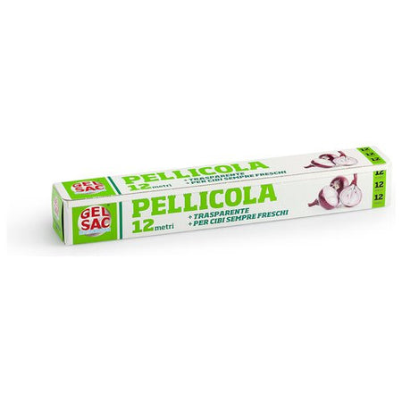 Pellicola alimenti Gel Sac 430154 (12 mt h.29 cm 9 Micron) Trasparente