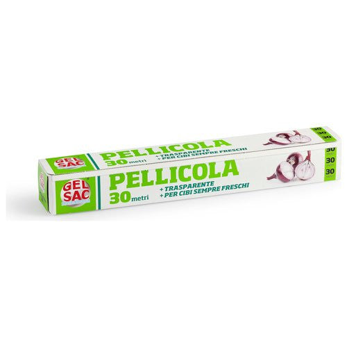 Pellicola alimenti Gel Sac 430307 (30 mt h.29 cm 9 Micron) Trasparente
