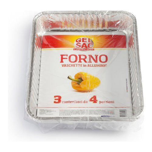 Set vaschette monouso Gel Sac 700028 R11 4 Porzioni