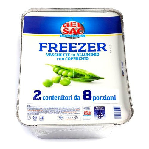 Set vaschette monouso Gel Sac 701049 Gr31 8 Porzioni