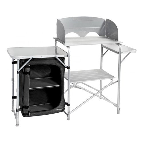 Mobile campeggio Brunner 0426034N C03 Snack Easy Silver e Black