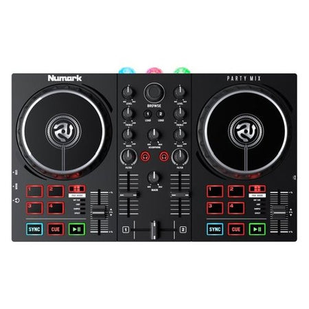 Controller disc jockey Numark 4200010 PARTY MIX II Black