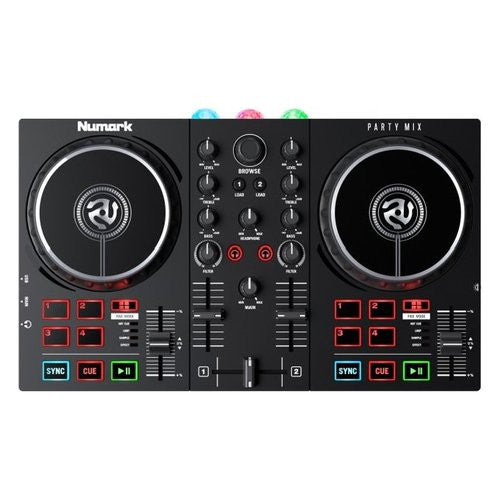 Controller disc jockey Numark 4200010 PARTY MIX II Black