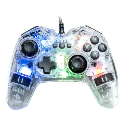 Gamepad Nacon PCGC 100RGB PC GAME Wired Gaming Controller Clear