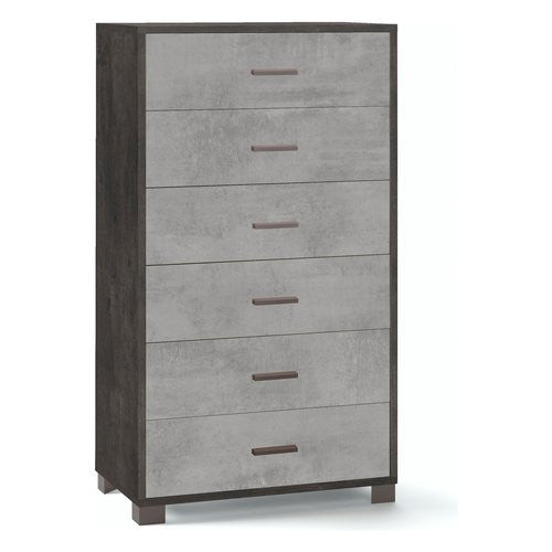 Cassettiera Sarmog A786ONCE030 QUADRANTE 786 Ossido nero e Cemento