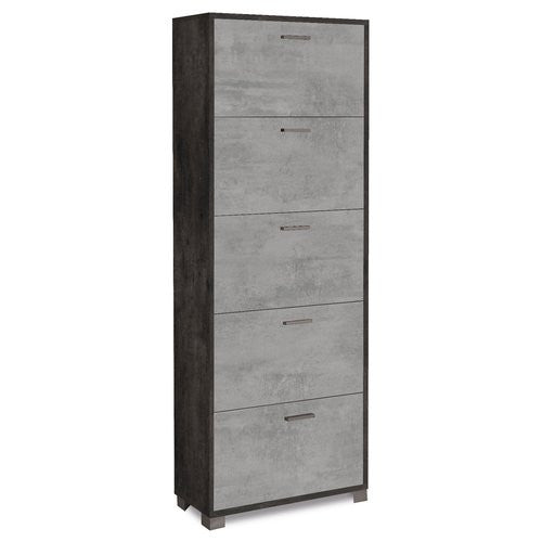 Scarpiera Sarmog A765ONCE030 QUADRANTE 30 Paia Ossido nero e Cemento