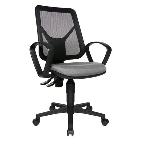 Sedia Topstar SOAN20BG230H AIRGO NET B90 G23 Grigio e Nero
